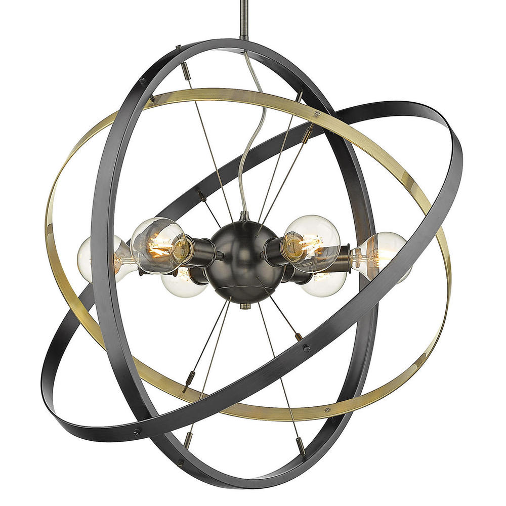 Atom 6 Light Chandelier